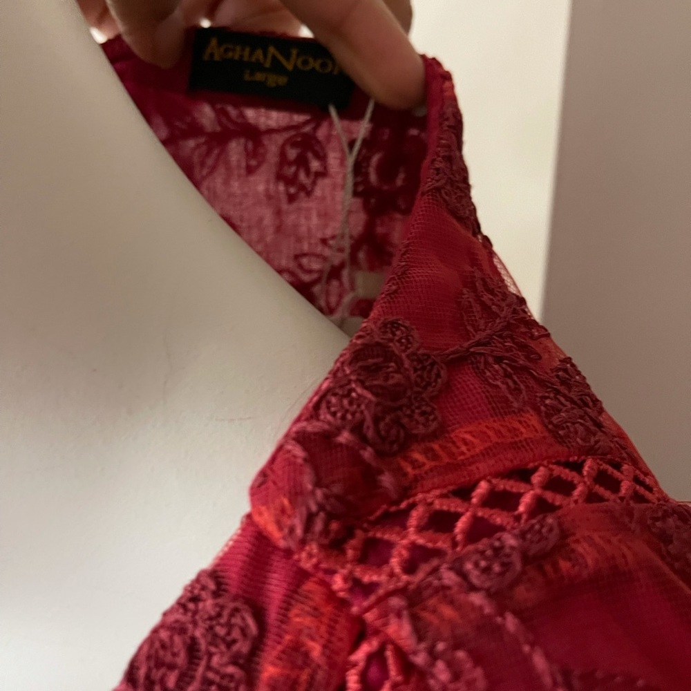 New Agha Noor fancy kurti kurta kameez - Picture 4 of 14